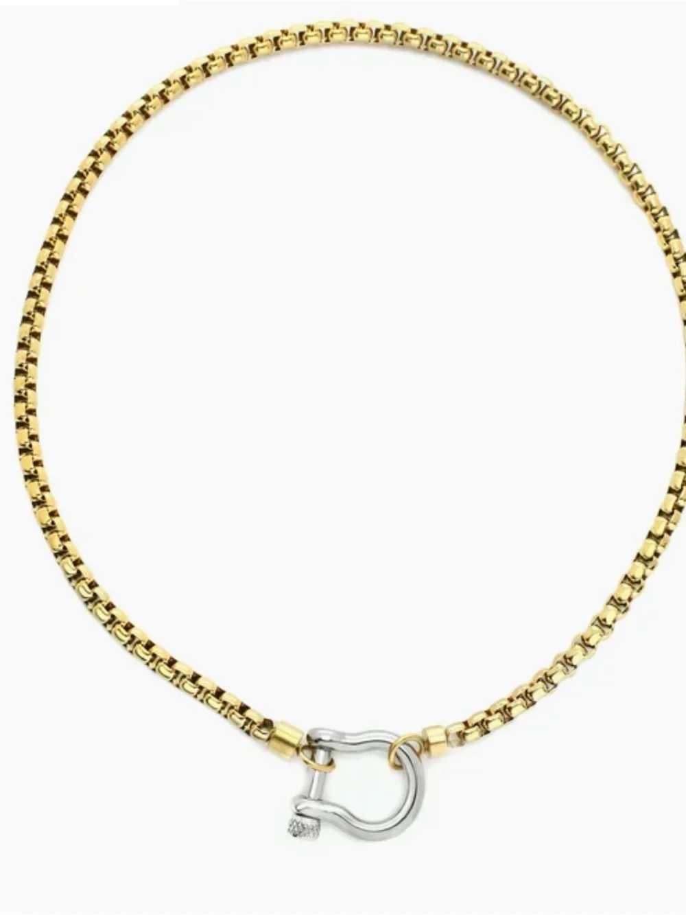 Artizan Joyeria Herradura Mix Necklace Silver Clasp Women’s Jewelry Stainless